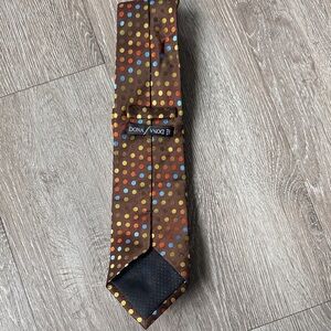Brown Polka Dot Tie